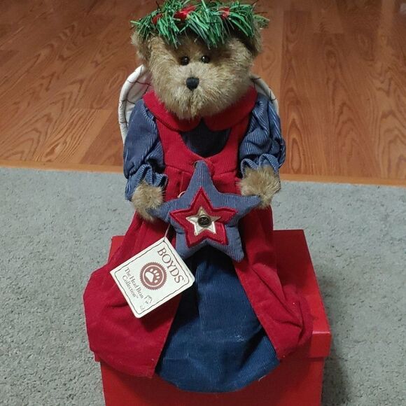 Boyds Bear Tree Topper Joella Angelstar NWT - Picture 1 of 10